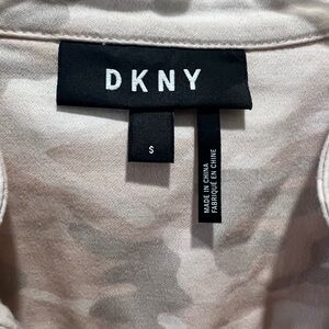 DKNY Blush Camouflage Jean Jacket